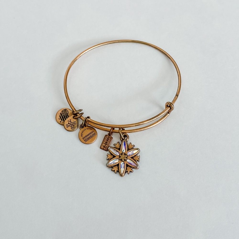 Alex and Ani Bracelet Gold Snowflake